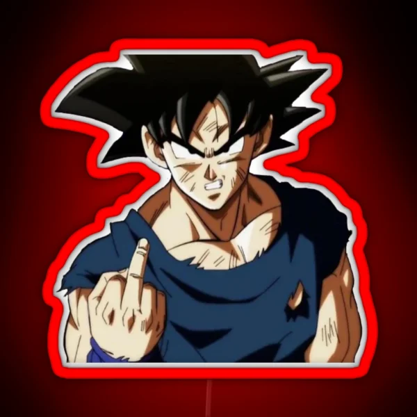Goku Cute RGB Neon Sign