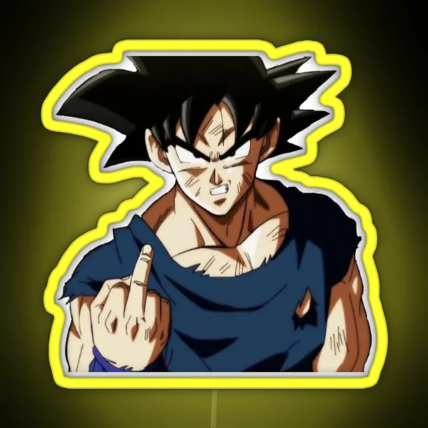 Goku Cute RGB Neon Sign