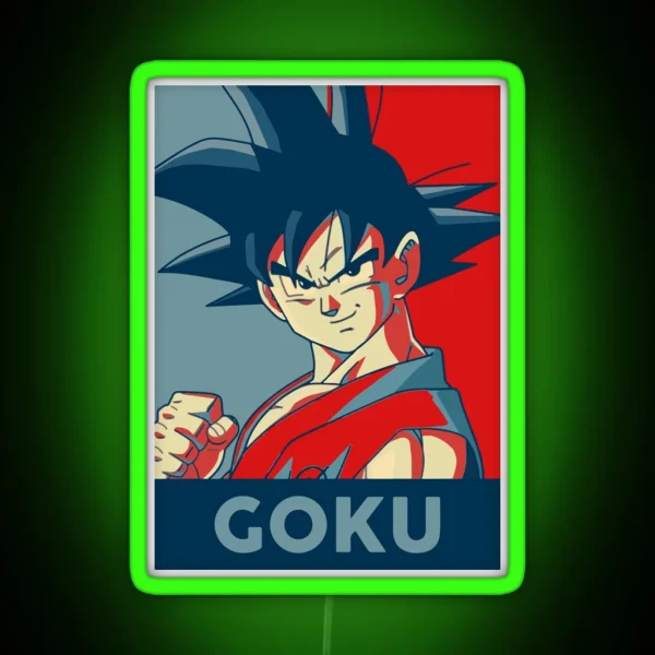 Goku Dragonballz RGB Neon Sign