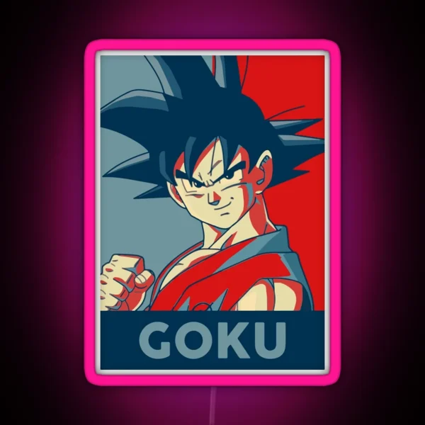 Goku Dragonballz RGB Neon Sign