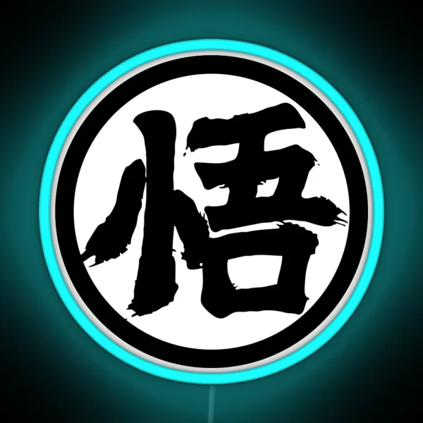 Goku Kanji RGB Neon Sign