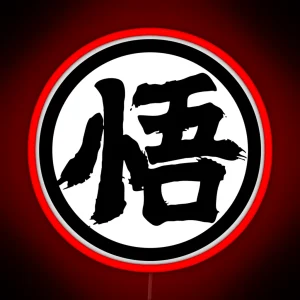 Goku Kanji RGB Neon Sign