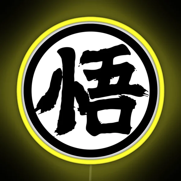 Goku Kanji RGB Neon Sign