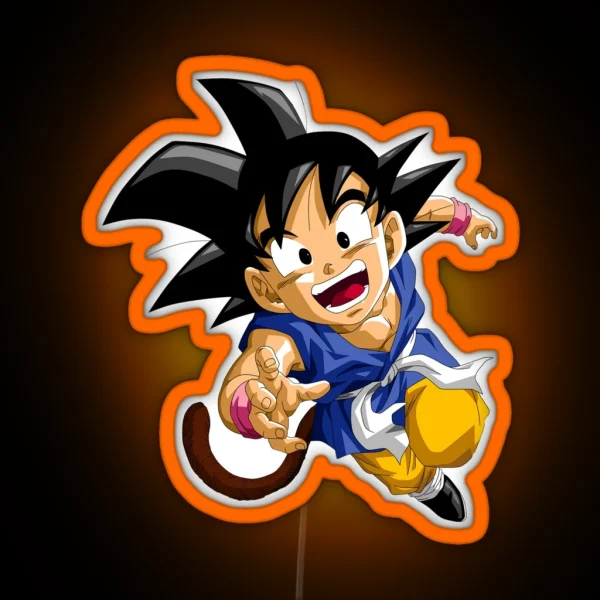 Goku Kids Dragonball RGB Neon Sign