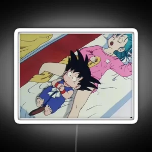 Goku Sleeping On Bulma RGB Neon Sign
