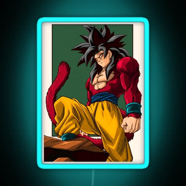 Goku SSJ4 GT RGB Neon Sign