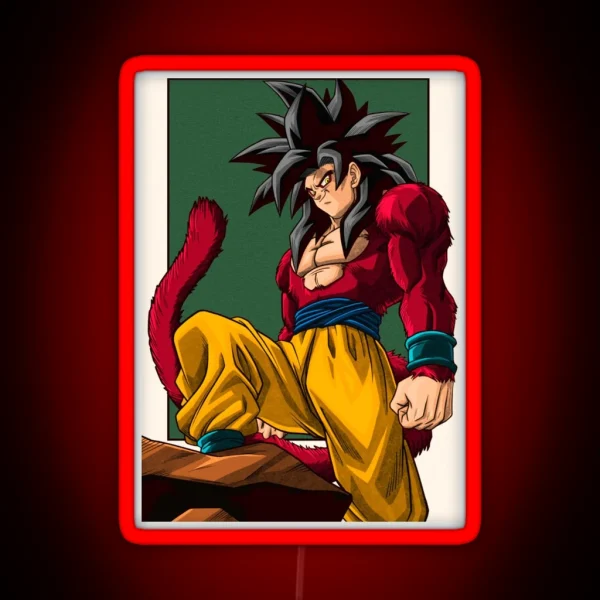 Goku SSJ4 GT RGB Neon Sign