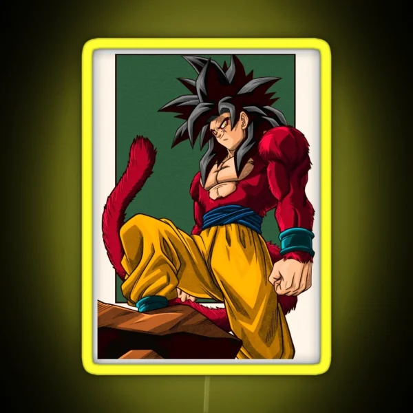Goku SSJ4 GT RGB Neon Sign