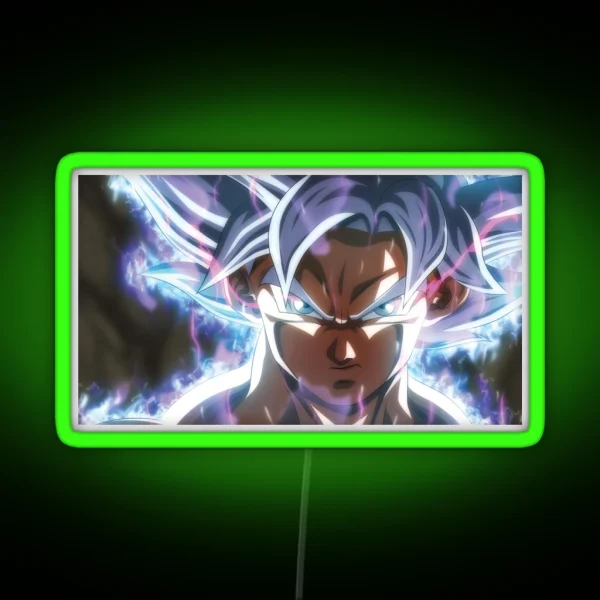 Goku Ultra Instinct Power Goku Ultra Instinct RGB Neon Sign