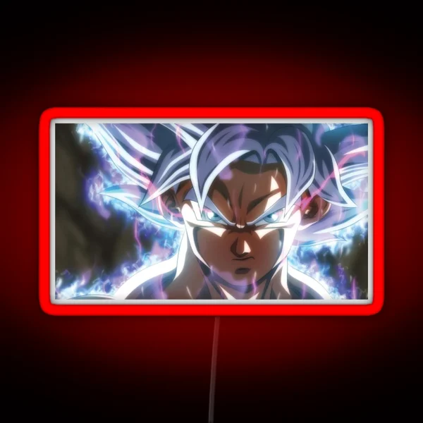 Goku Ultra Instinct Power Goku Ultra Instinct RGB Neon Sign