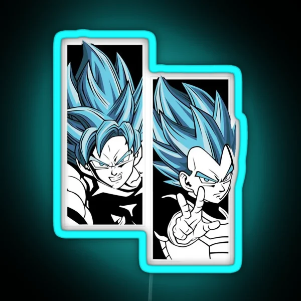 Goku Vegeta RGB Neon Sign