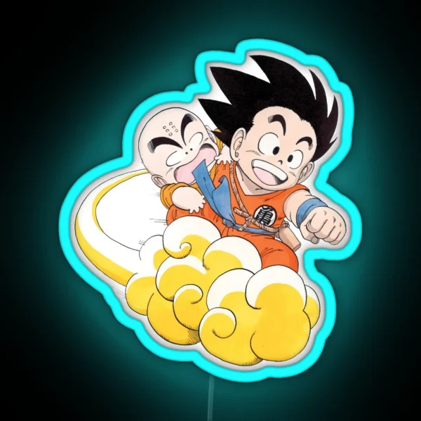 Goku X Krillin RGB Neon Sign