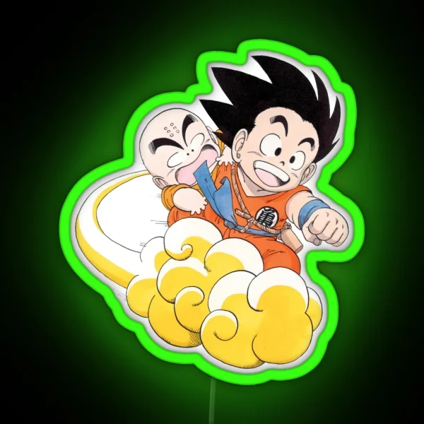 Goku X Krillin RGB Neon Sign