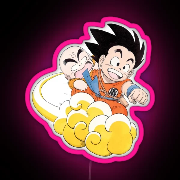 Goku X Krillin RGB Neon Sign