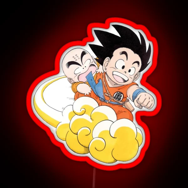 Goku X Krillin RGB Neon Sign