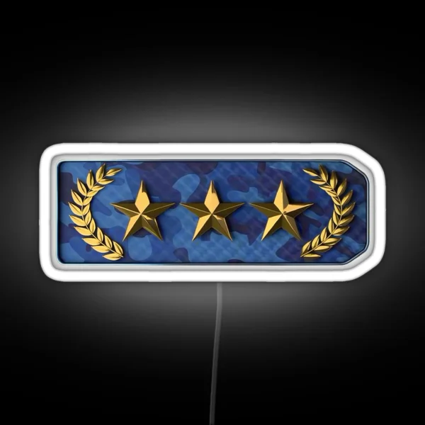 Gold Nova 3 Rank Counter Strike RGB Neon Sign