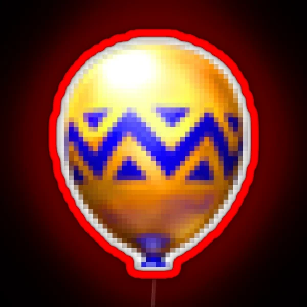 Golden Balloon Sprite RGB Neon Sign
