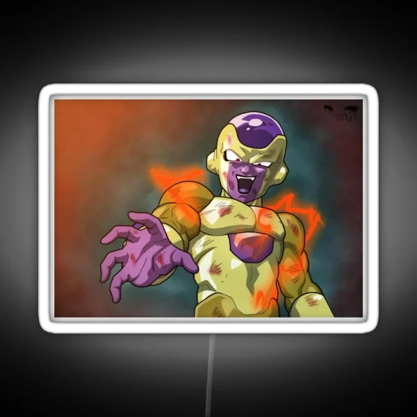 Golden Frieza RGB Neon Sign