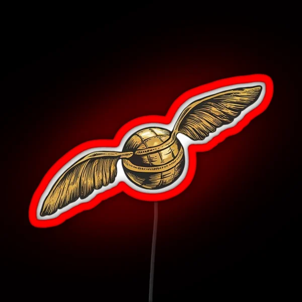 Golden Snitch RGB Neon Sign