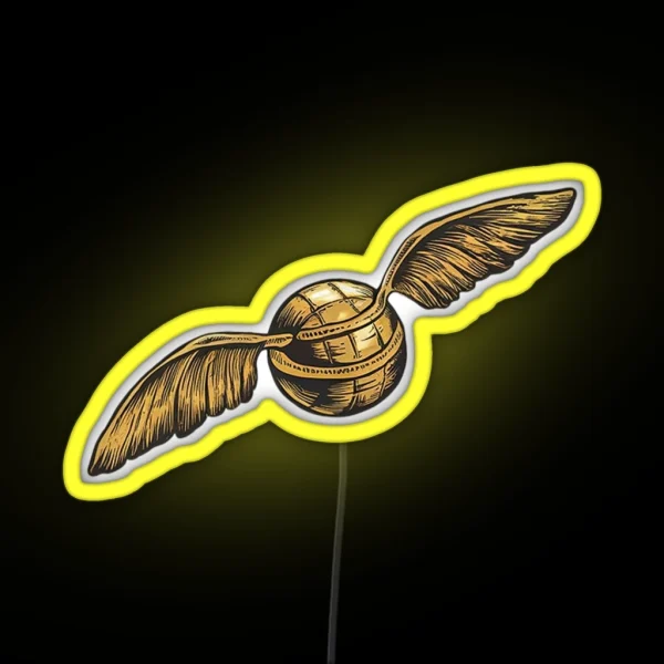 Golden Snitch RGB Neon Sign