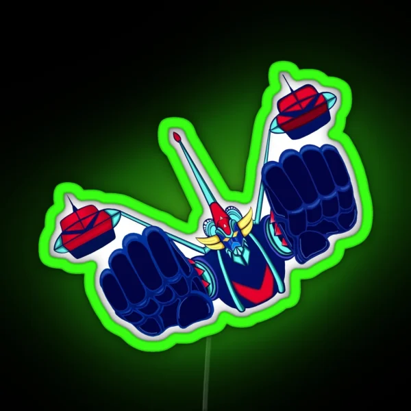 Goldorak Flying Grendizer RGB Neon Sign