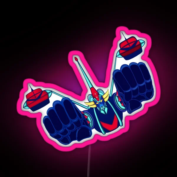 Goldorak Flying Grendizer RGB Neon Sign