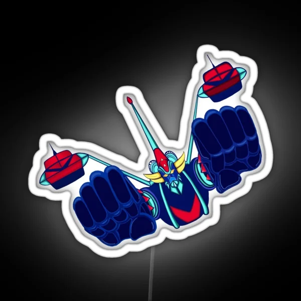 Goldorak Flying Grendizer RGB Neon Sign