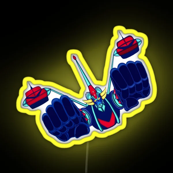 Goldorak Flying Grendizer RGB Neon Sign