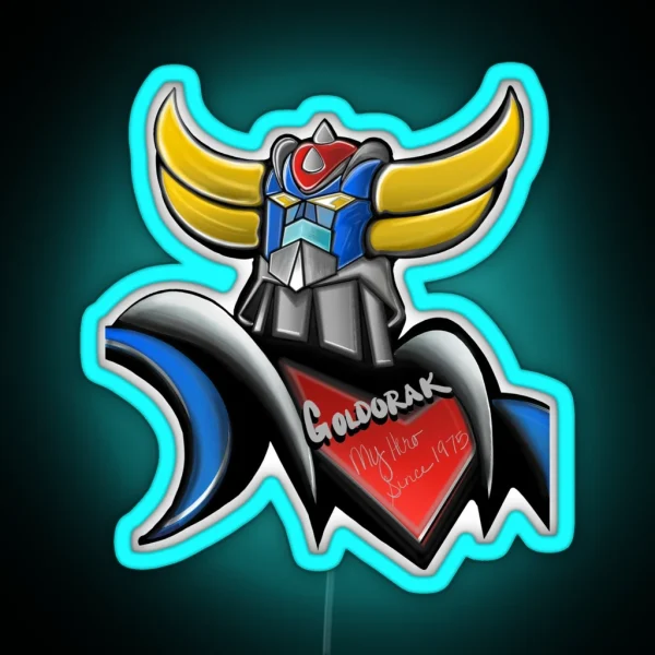 Goldorak Grendizer Vintage Goldorak RGB Neon Sign