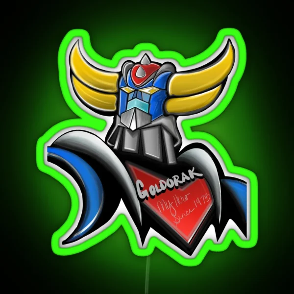 Goldorak Grendizer Vintage Goldorak RGB Neon Sign