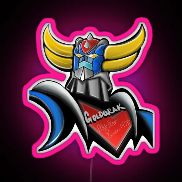 Goldorak Grendizer Vintage Goldorak RGB Neon Sign