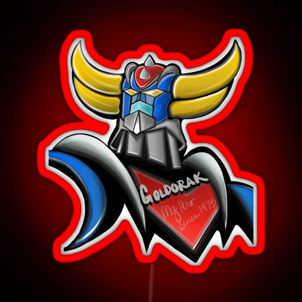 Goldorak Grendizer Vintage Goldorak RGB Neon Sign