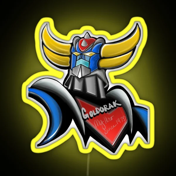 Goldorak Grendizer Vintage Goldorak RGB Neon Sign