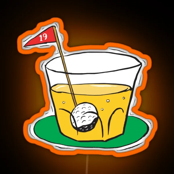 Golf 19th Hole RGB Neon Sign