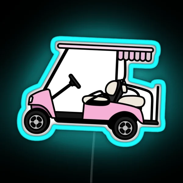 Golf Cart RGB Neon Sign