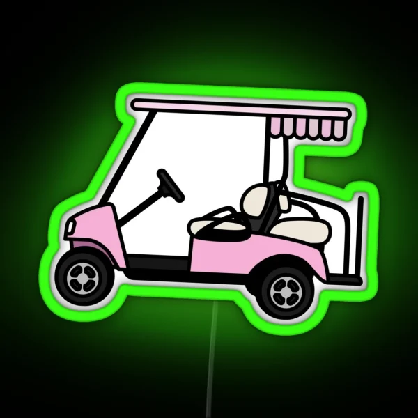 Golf Cart RGB Neon Sign