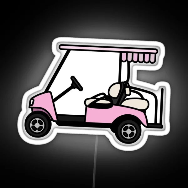 Golf Cart RGB Neon Sign