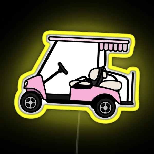 Golf Cart RGB Neon Sign