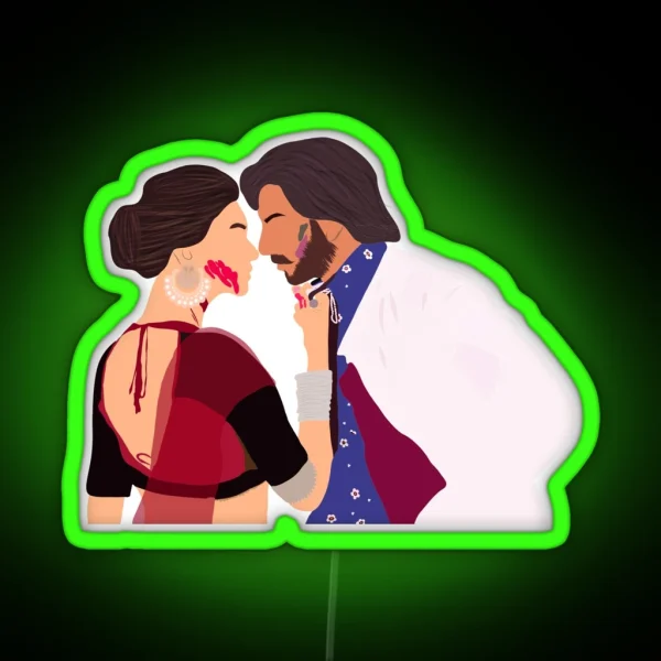 Golliyon Ki Rasleela Ram Leela Ranveer Singh RGB Neon Sign