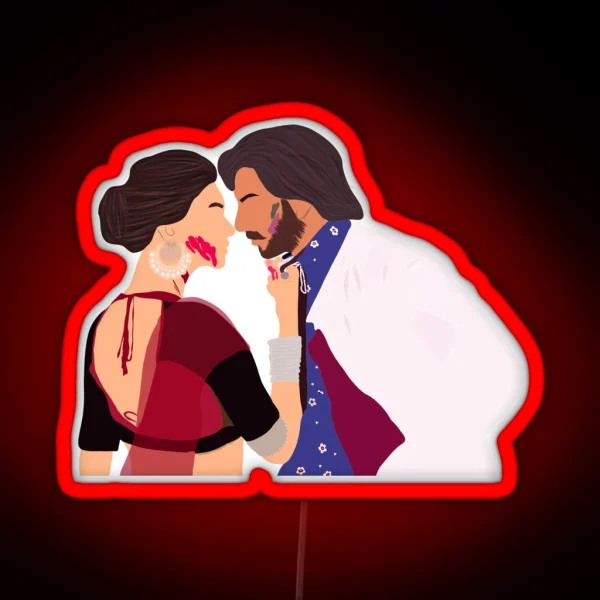 Golliyon Ki Rasleela Ram Leela Ranveer Singh RGB Neon Sign