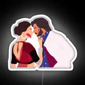 Golliyon Ki Rasleela Ram Leela Ranveer Singh And Deepika Padukone RGB Neon Sign