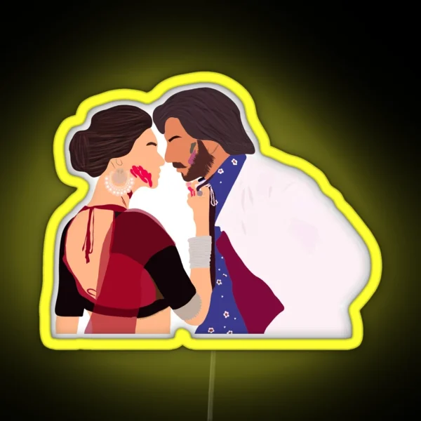 Golliyon Ki Rasleela Ram Leela Ranveer Singh RGB Neon Sign