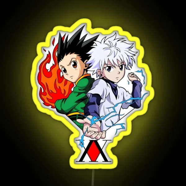 Gon And Killua RGB Neon Sign