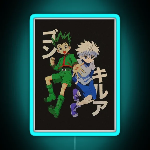 Gon And Killua RGB Neon Sign