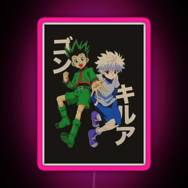 Gon And Killua RGB Neon Sign