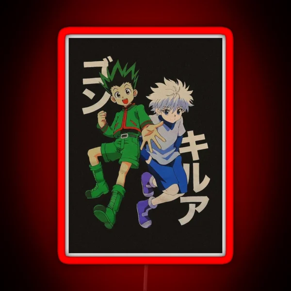 Gon And Killua RGB Neon Sign