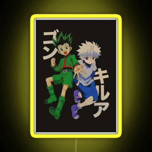 Gon And Killua RGB Neon Sign