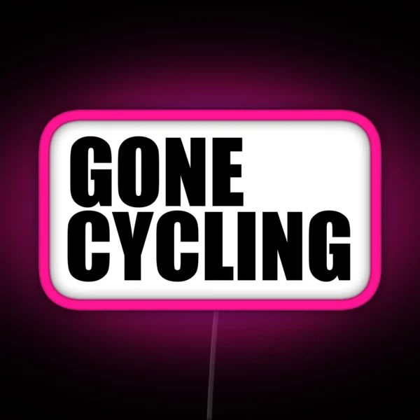 Gone Cycling RGB Neon Sign