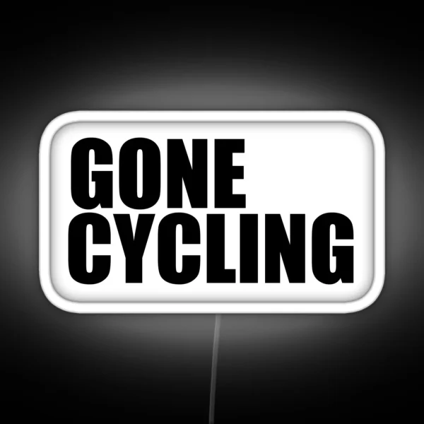Gone Cycling RGB Neon Sign