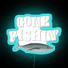 Gone Fishin Gone Fishing RGB Neon Sign - Image 3